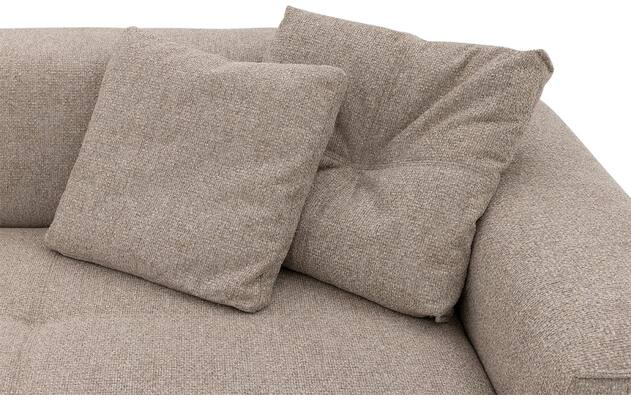 Goossens loungebank lago bruin stof - 8252191-{merk}-lago-bank-stof-bruin-08